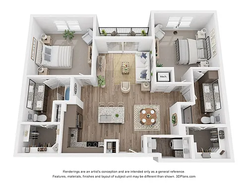Floor plan B3 Gibson