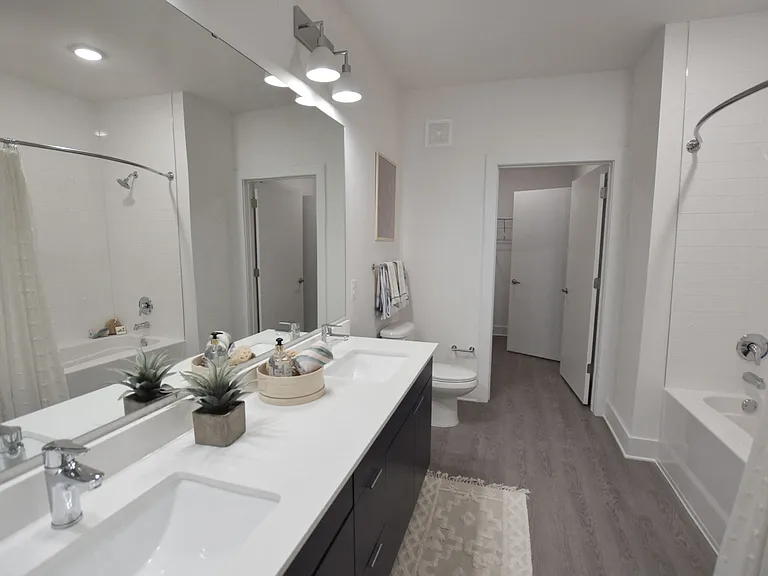 Bathroom with double sinks