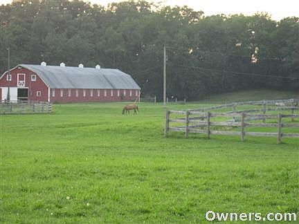 View across the steet of Association Horse Barn