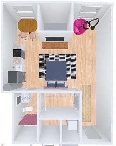 Floor plan studio 119