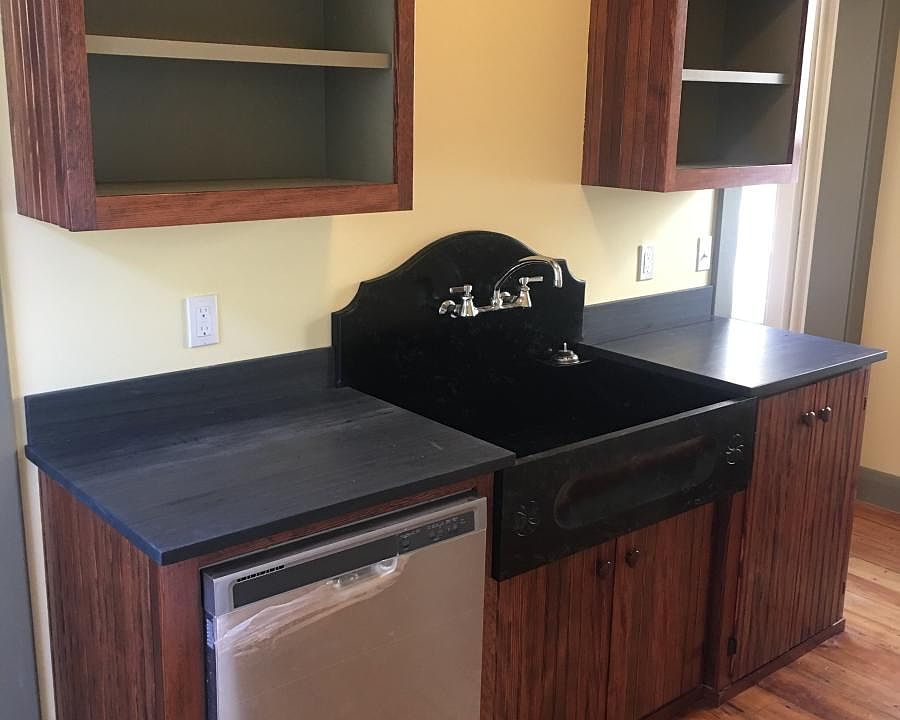 Brand new kitchen with custom cabinets