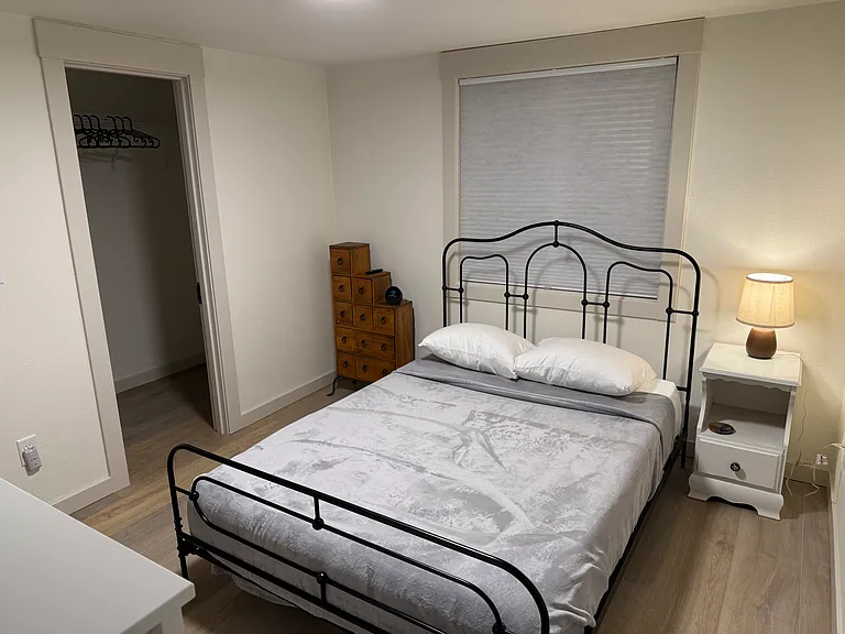 Third bedroom with walk in closet.