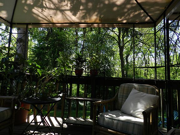 Rear Deck overlooking woods