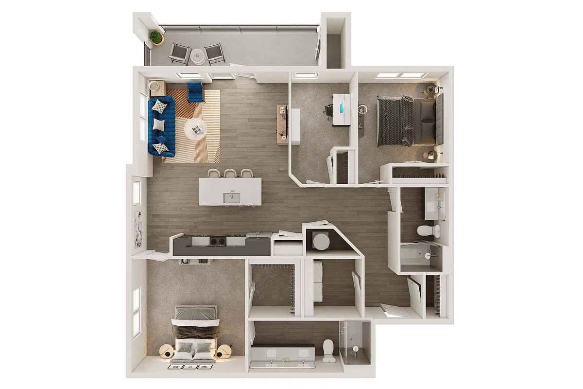 Floor plan B3D