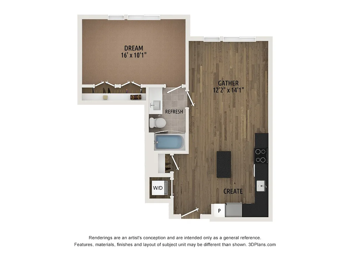 Floor plan A103