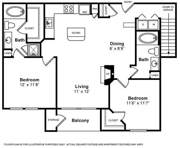 Floor plan Casa Del Lauro