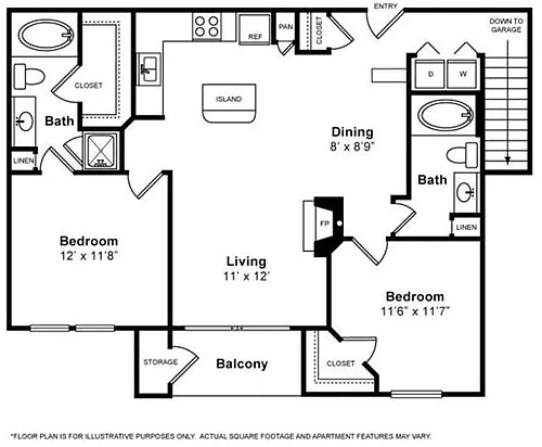 Floor plan Casa Del Lauro