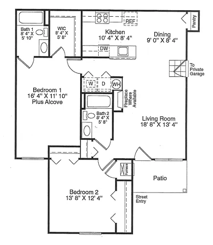 Floor plan The Augusta