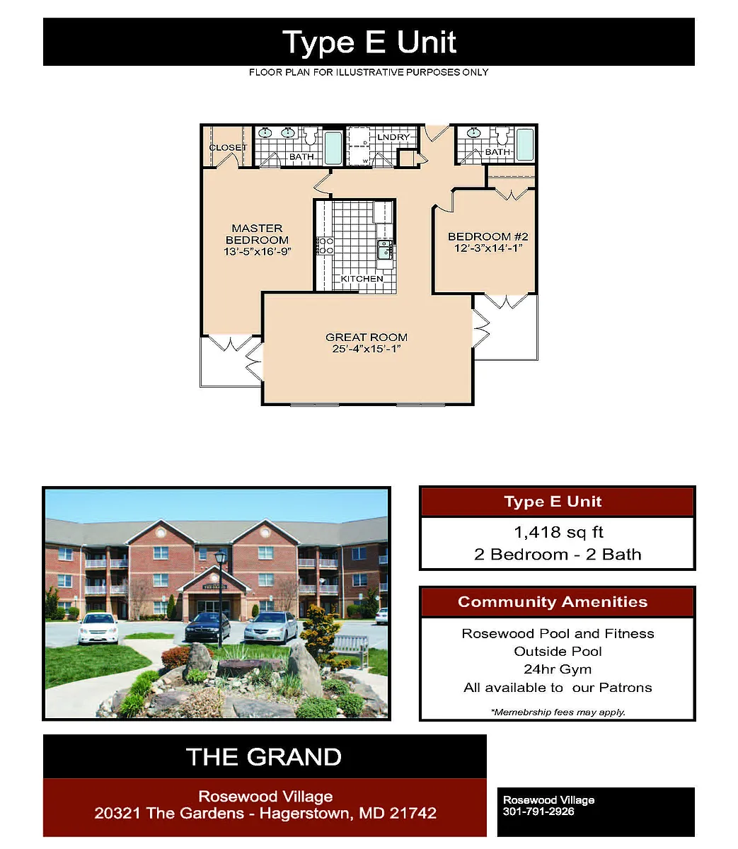 Floor plan Type E