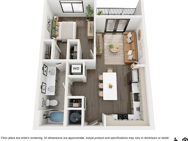 1A floor plan Infield