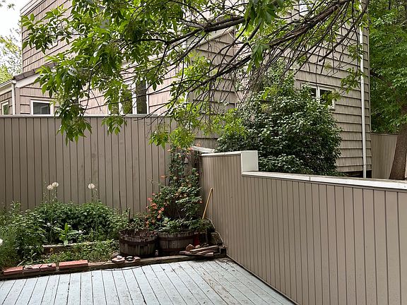 Large back deck and garden