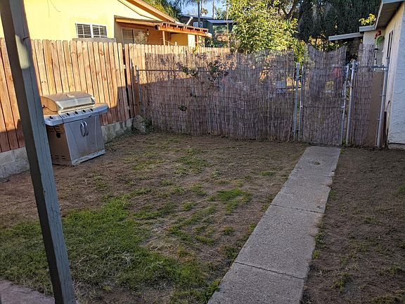 Private backyard
