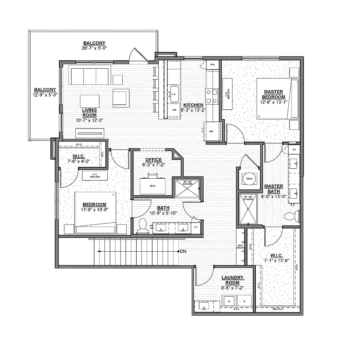 Floor plan B2-TH