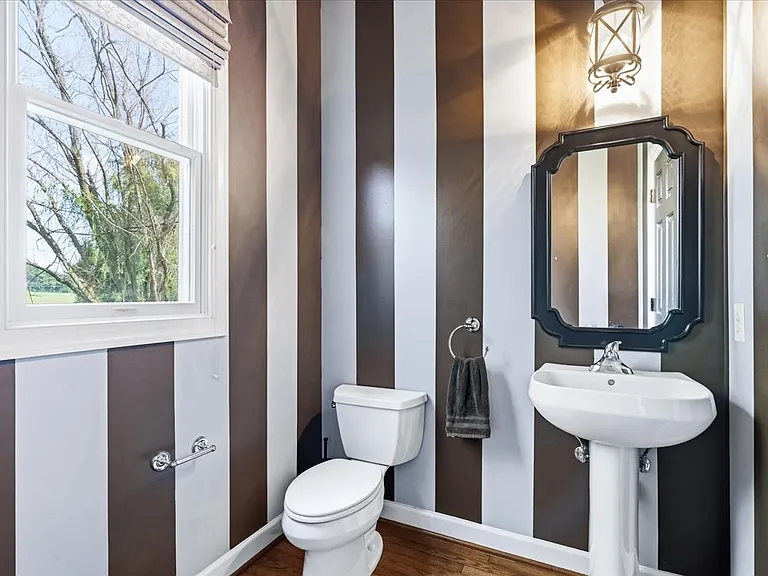 Main floor powder room