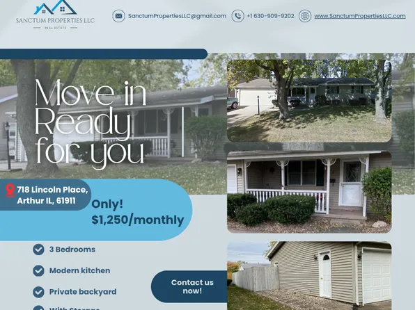 718 Lincoln Pl, Arthur, IL 61911