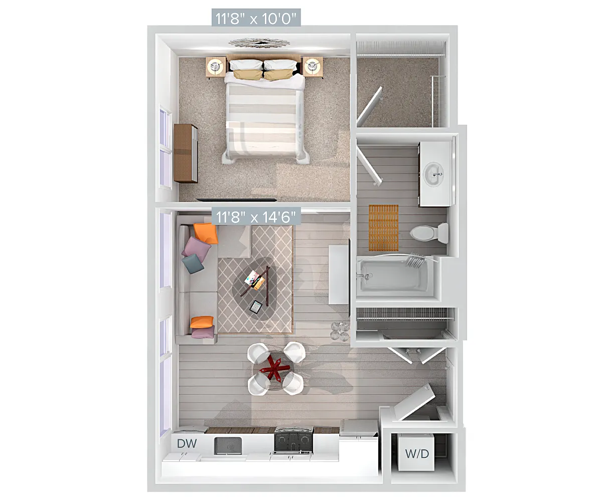 Floor plan A1A-525