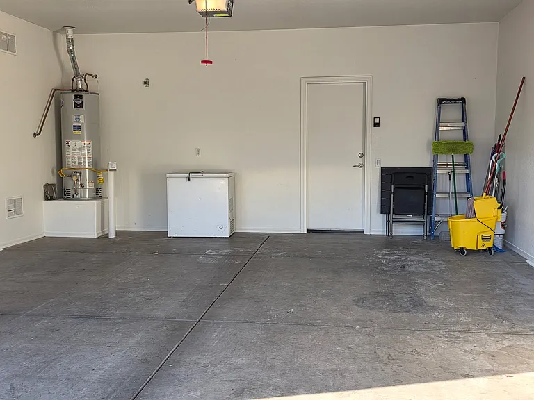 Frizzer in the garage