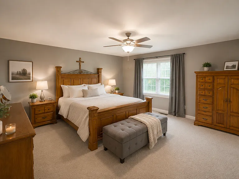 Oversized primary room