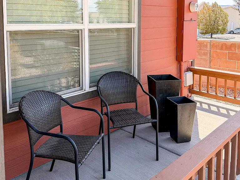 Private Front Patio