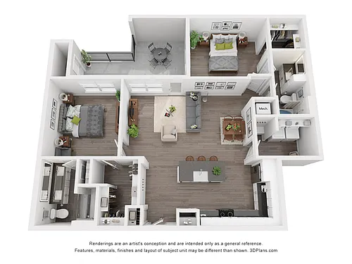 Floor plan B3