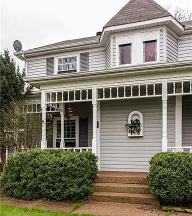 Covered front porch