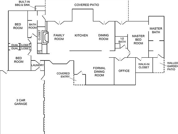 Main House Floor Plan
