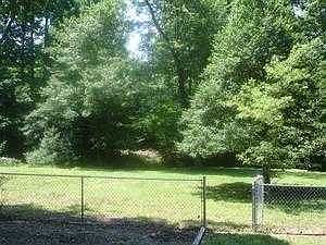 Backyard with some fencing