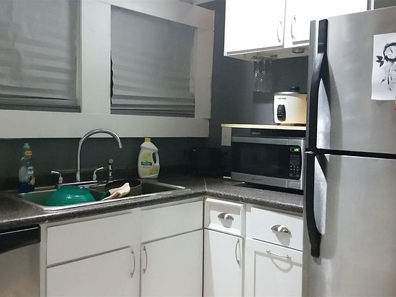 Kitchen in use