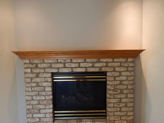 Brick Gas Fireplace