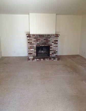 Wood burning fireplace