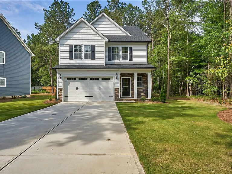 Front yard and driveway