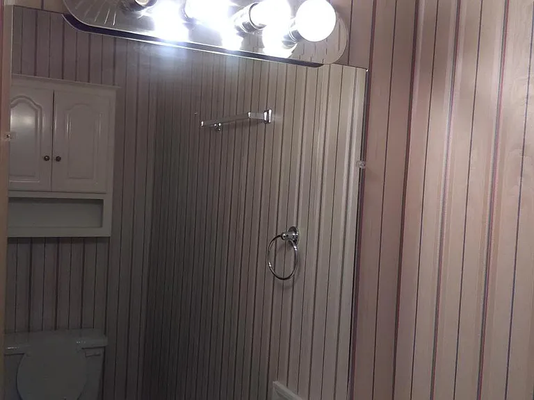 1/2 bath in bedroom