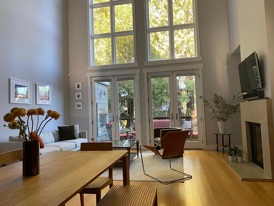 Dining room and living room view from the kitchen