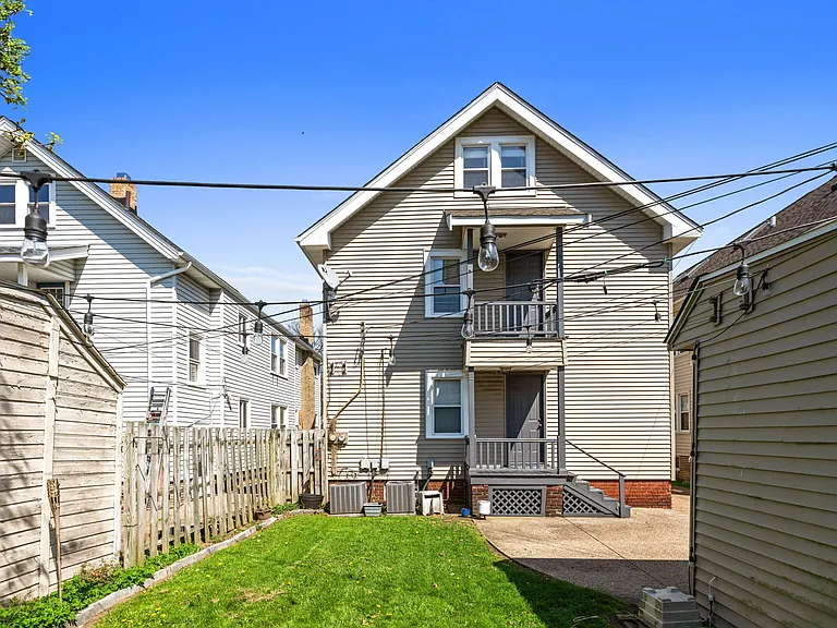 This is the back exterior of the home.