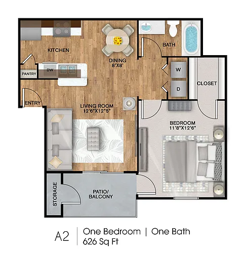 Floor plan The 626