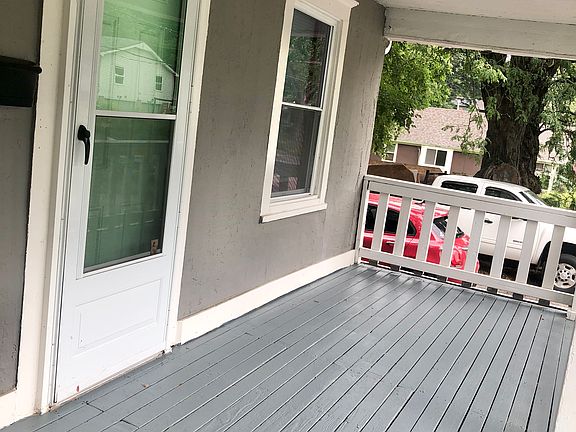 Nice Newly painted front porch for renter's enjoyment & relaxation.