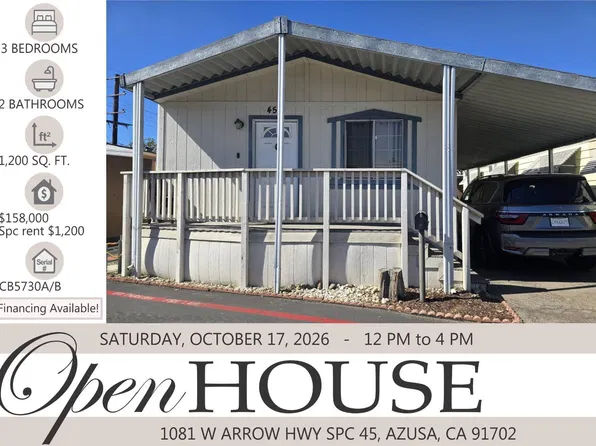 1081 W Arrow Hwy Space 45, Azusa, CA 91702