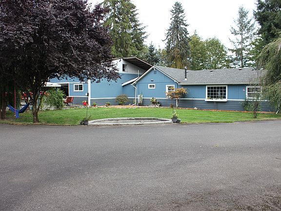 Back of house and firepit