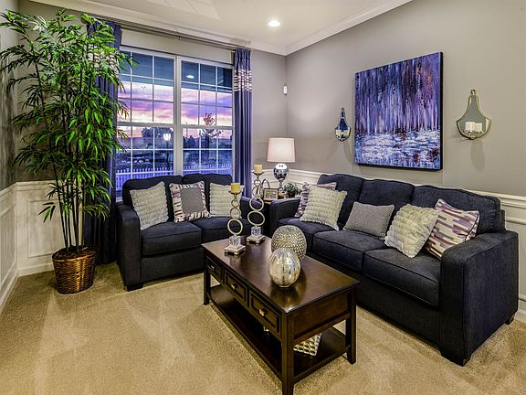 This formal living room and dining room layout is ideal for entertaining guests