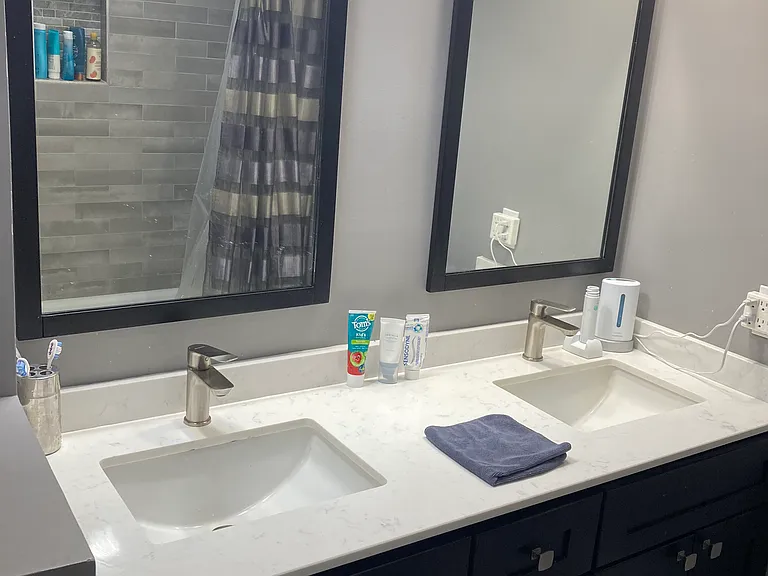Master bathroom vanity