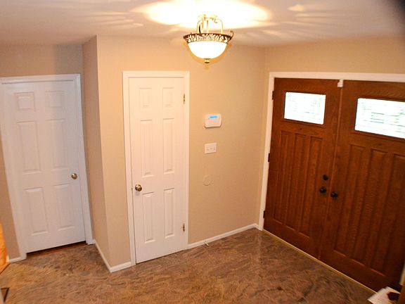 Granite floors in foyer