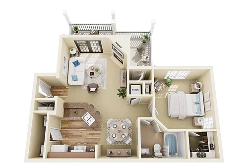 Floor plan The Tuxedo