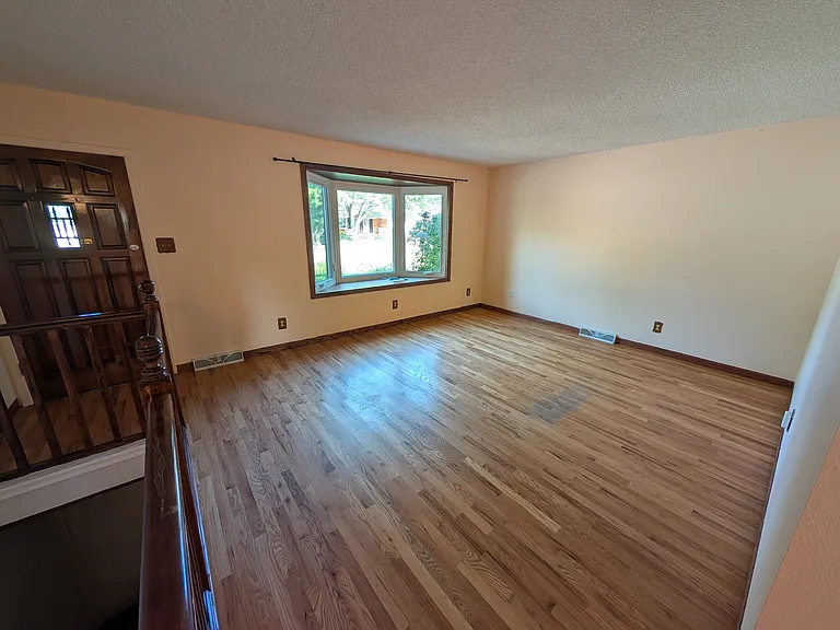 Living Room with bay window