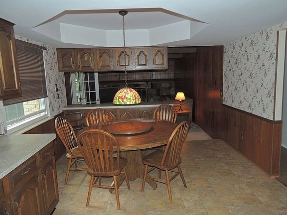 Kitchen looking into family 