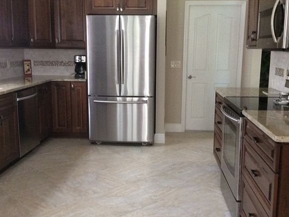 Custom cherry cabinets