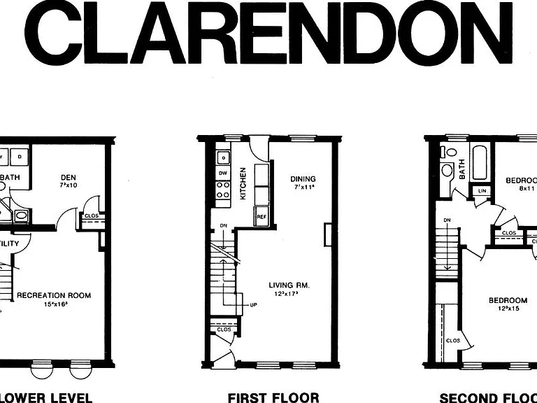Originally constructed in the 1940s and renovated over the decades, the Clarendon I is the second largest model in Fairlington offering inviting living space for everyone from singles to families.
