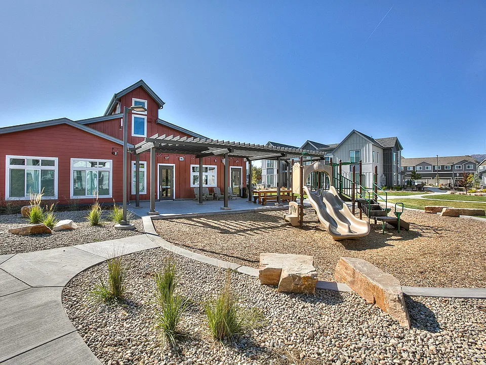 Playground and clubhouse