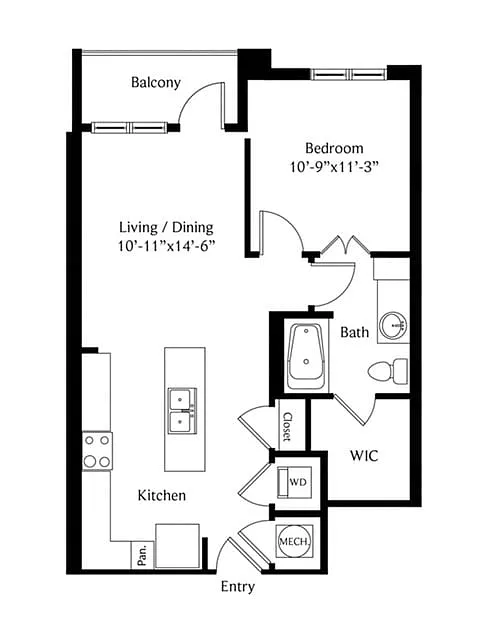 Floor plan A22C2
