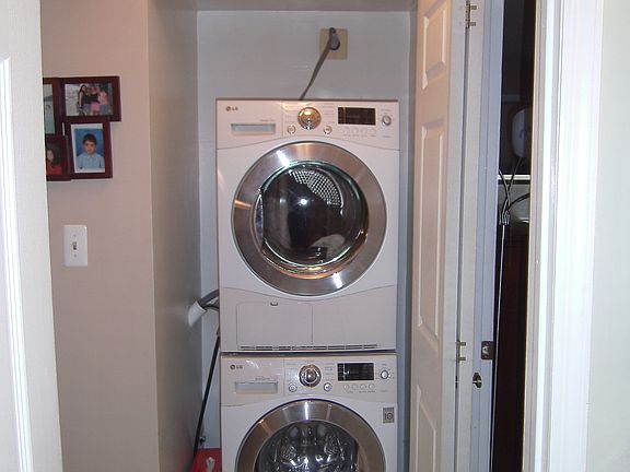 Convenient washer and dryer in unit