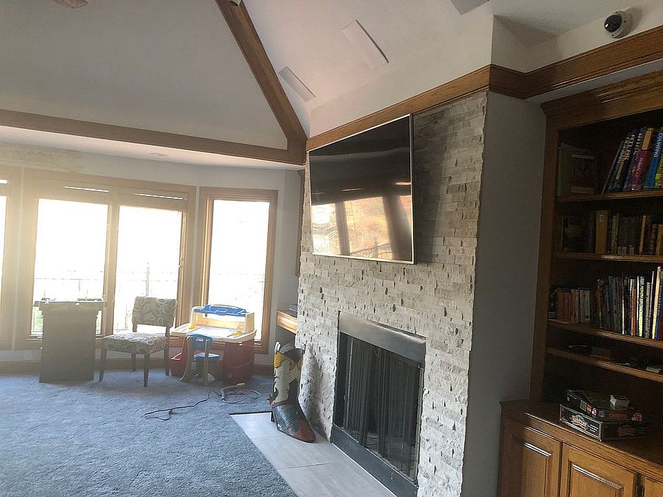 Updated fireplace